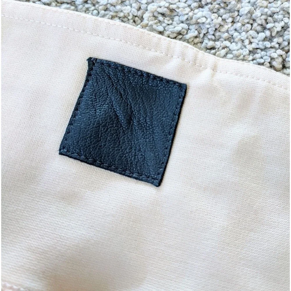 Getting Back To Square One Revolve Mini Skirt Peach Nude Medium Office Work NWT